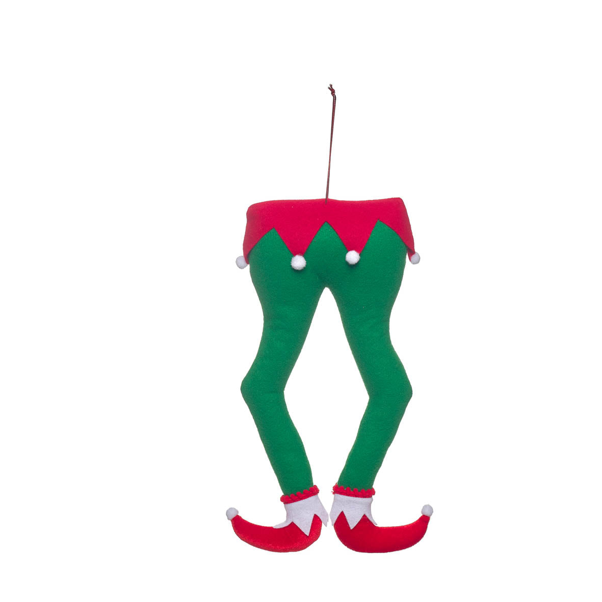 Adorno Navideño piernas Elfo verdes