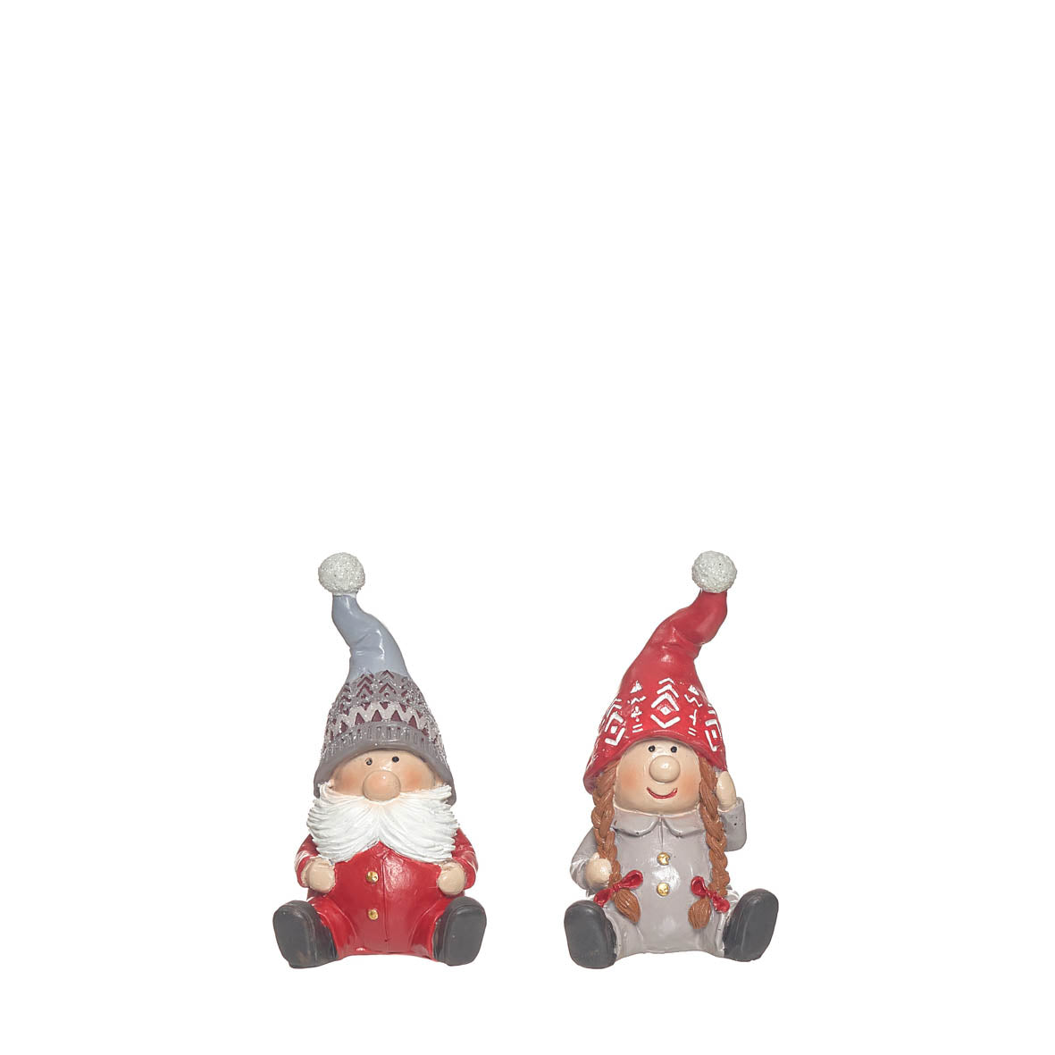 Figura Navideña Gnomos niños