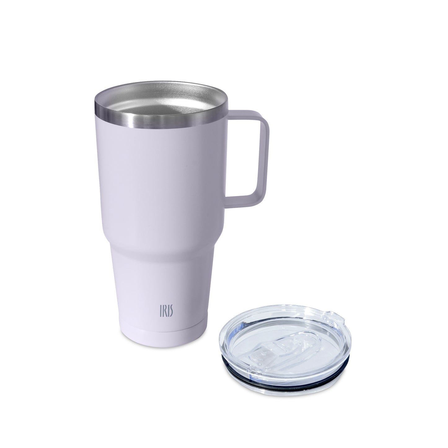Taza térmica blanca azulada 850ml.
