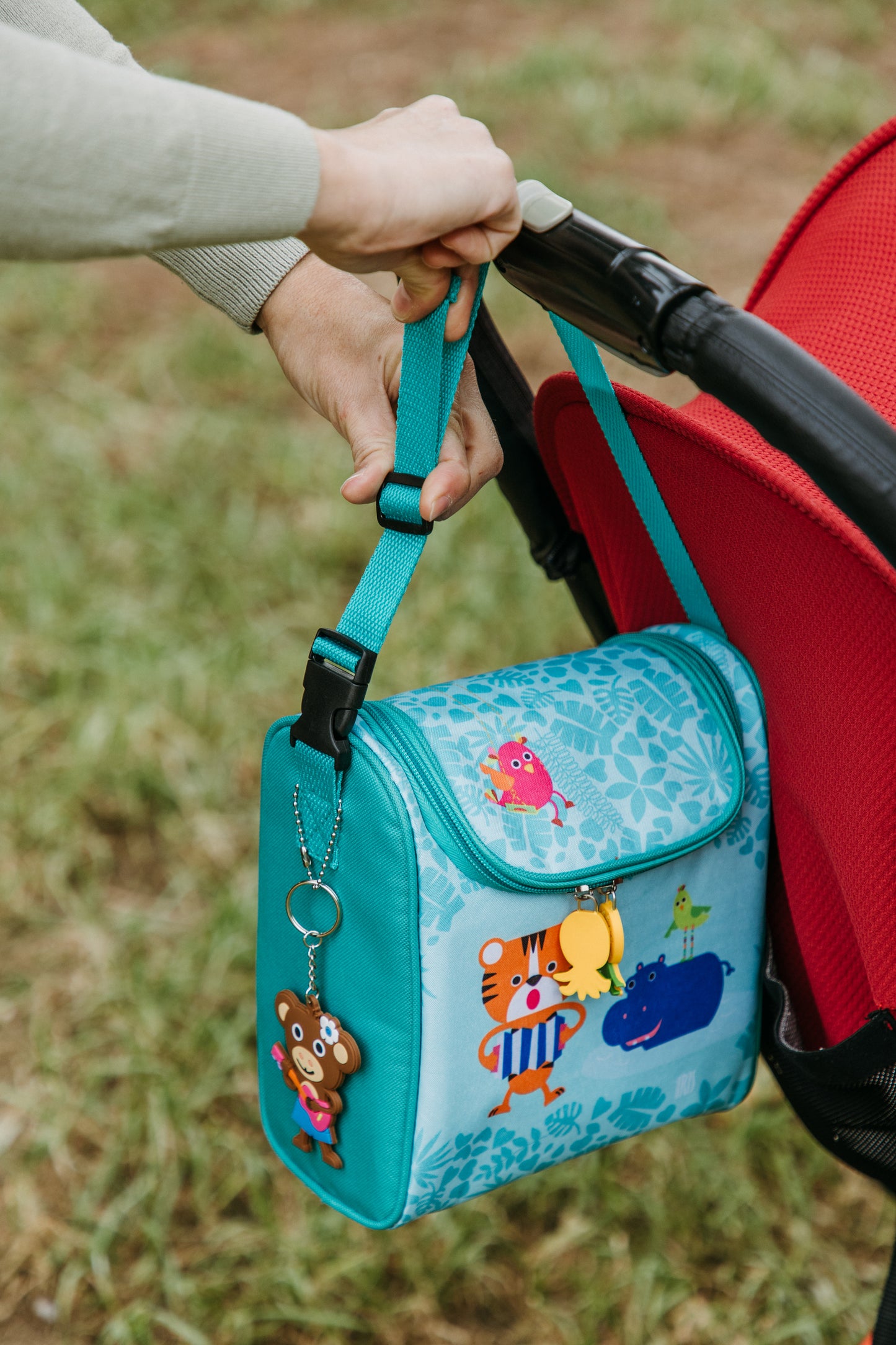 Bolsa porta alimentos térmica Funny Jungle Mint