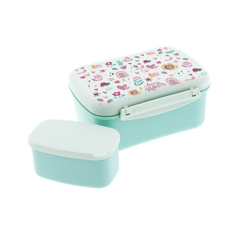 Táper infantil hermético con placa reftigerante y cajita