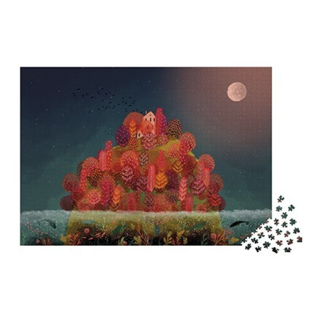 Puzle Otoño Rojo 2000 piezas