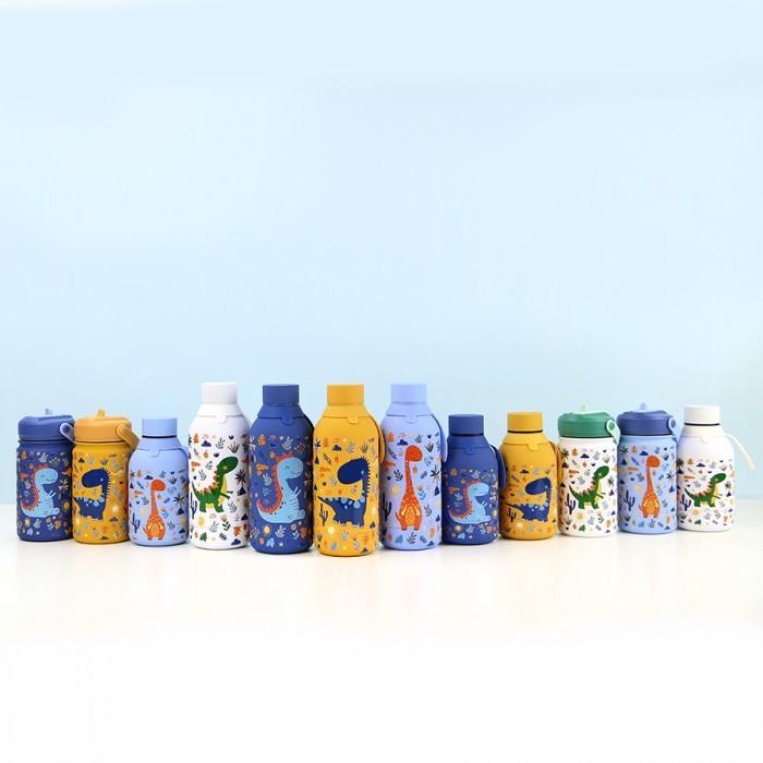 Botella térmica infantil con Adaptador Sky Dinosaurs 330ml