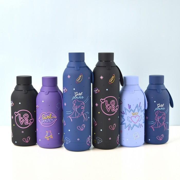 Botella térmica Nazarene Neon Girl Power 500ml