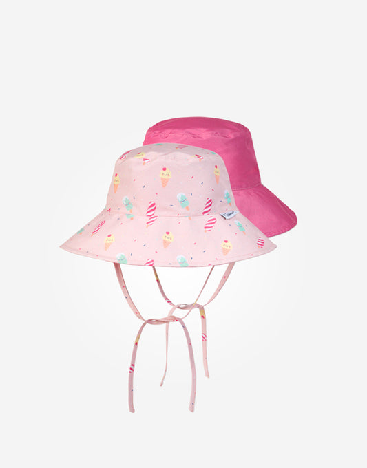 Gorro solar reversible Helado +50 UV