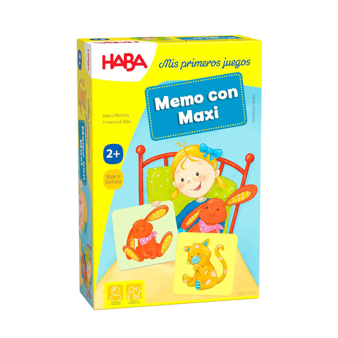 Memo con Maxi. Mis primeros juegos. Haba.